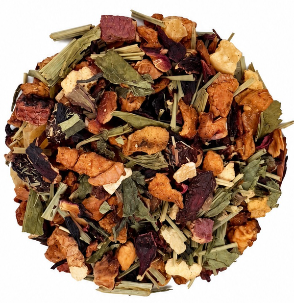 Organic Dragonwell fruit tea natural green tea dragonfruit hibiscus tea iced tea mansion high antioxidant tea